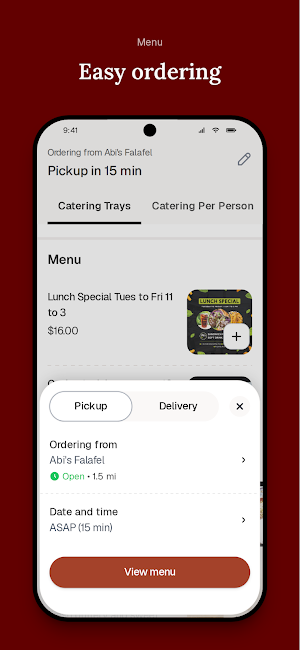 Abi's Falafel Screenshot 2