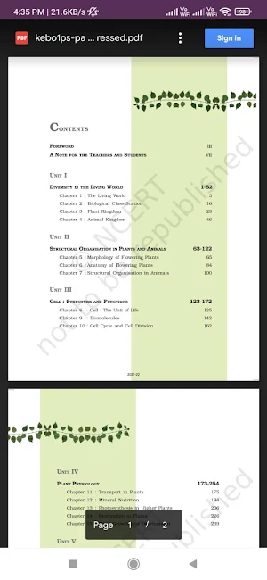 Biology 11th NCERT [ONLINE] Screenshot 3