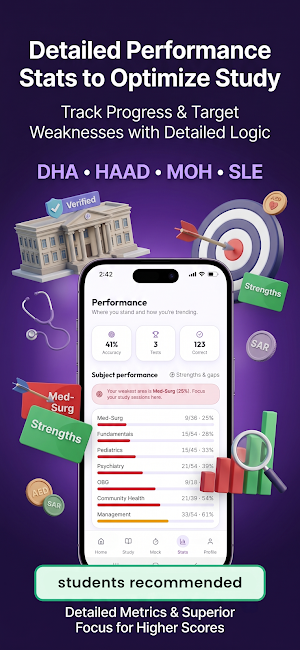 NurseAce: Gulf Exam Prep 2026 Screenshot 3