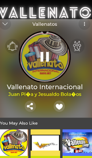 Vallenatos Romanticos Radio Screenshot 1