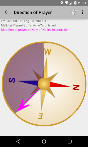 Prayer Direction Screenshot 2