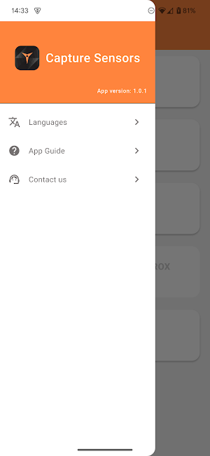 Capture Sensors Screenshot 1