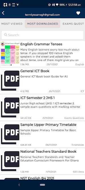 Curriculum Aid For JHS Screenshot 1