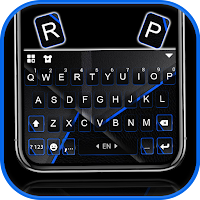 Blue Line Business Keyboard Background