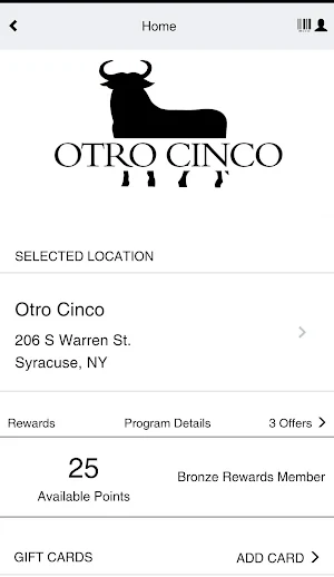Otro Cinco Rewards Screenshot 0