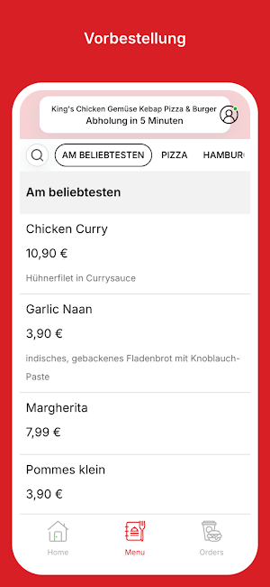 King´s Chicken Gemüse Kebap Screenshot 1