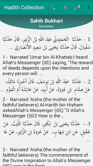 Hadith Collection - Sahih Bukhari , Muslim & More Screenshot 2