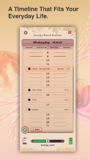 Energy-Based Routine Screenshot 2