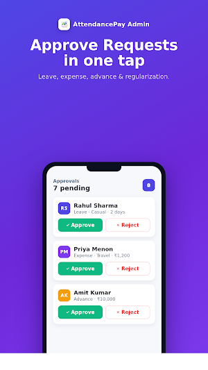 AttendancePay Admin: Team & HR screenshot 3