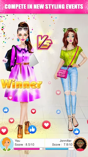 College Girls Fashion Dress up Screenshot 2