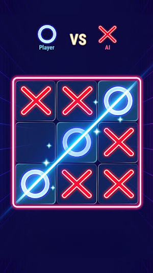 Tic Tac Toe 2 Player: XO Game Screenshot 0