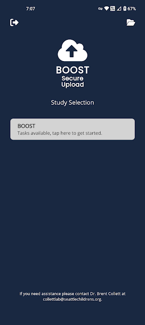 BOOST Secure Upload Screenshot 1