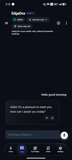 EdgeDox: Offline Personal AI Screenshot 2