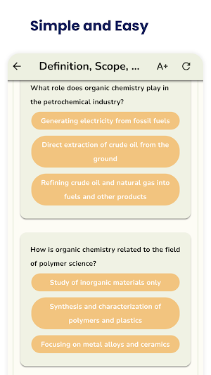 Organic Chemistry Quick Notes Screenshot 3