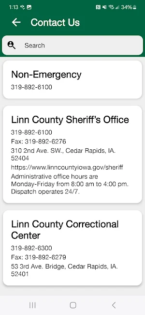 Linn Co IA Sheriff’s Office Screenshot 1