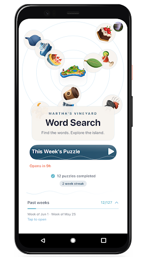 Martha's Vineyard Word Search Screenshot 1