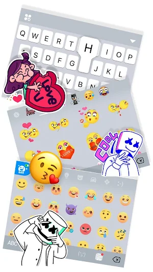 Purple Phone 11 Keyboard Theme Screenshot 3