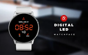 Digital LED Watch Face Screenshot 0