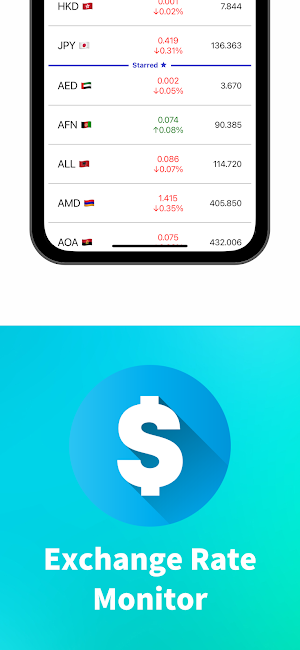 Exchange Rate Monitor Screenshot 3