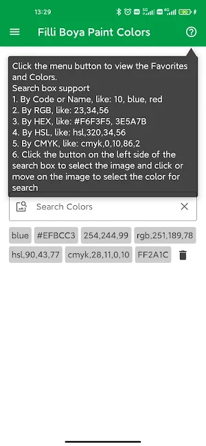 Filli Boya Paint Colors Screenshot 0