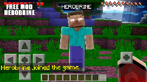 Herobrine Mod for Minecraft PE Screenshot 2
