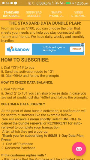 data bundles codes Screenshot 2