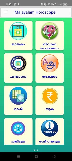 Malayalam Astrology Horoscope Screenshot 0