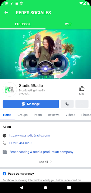 STUDIO 5 RADIO ENGLISH Screenshot 3