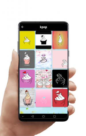 Finger Heart Wallpapers Screenshot 3