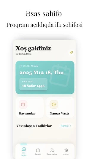 Azərbaycan Təqvimi Screenshot 0