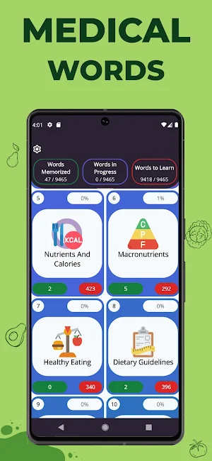 English: Nutrition & Dietetics Screenshot 2
