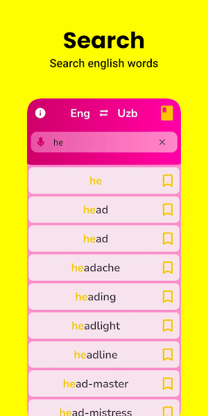 Dictionary(Eng-Uz) Screenshot 3