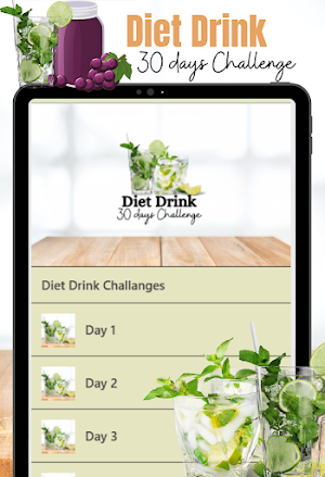 Diet Drink 30 Days Challenge Screenshot 1