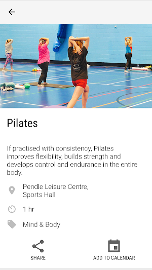 Pendle Leisure Trust Screenshot 1