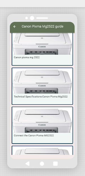 Canon Pixma Mg2522 guide Screenshot 1