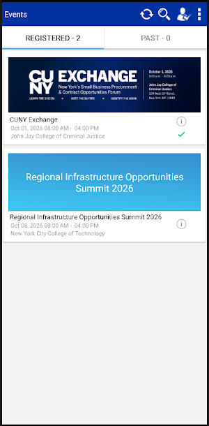 CUNY Exchange Screenshot 1