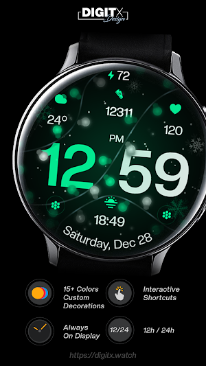 Christmas Ultra Watch Face Screenshot 1