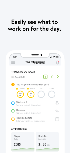 TFP Training Screenshot 1