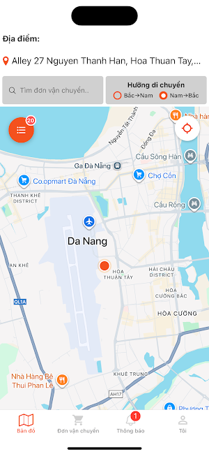 Ghép Hàng 24/7 - Tài Xế Screenshot 1