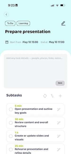 BlotzTask Screenshot 2