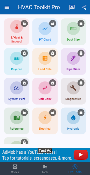 HVAC Toolkit Pro Screenshot 1