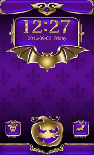 Halloween Go Locker theme Screenshot 0