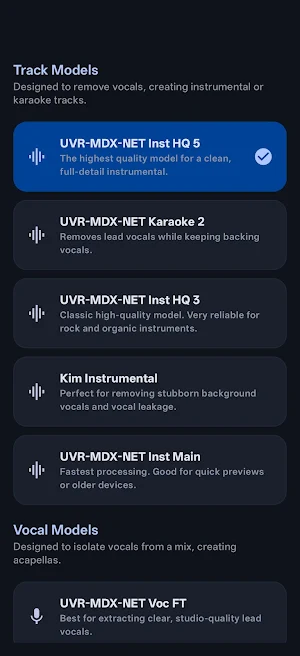 UVR Mobile – Vocal Remover Screenshot 2