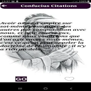 Citations de Confucius Screenshot 1