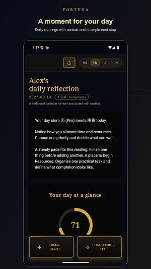 Fortuna: Tarot & Compatibility Screenshot 0