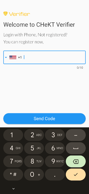 CHeKT Verifier Screenshot 0