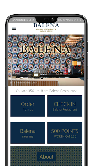 Balena Restaurant Screenshot 1