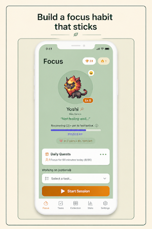 Nurrow: Focus Timer, Study Pet Screenshot 1