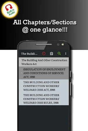 Building and Other Construction Workers Act, Rules Screenshot 0