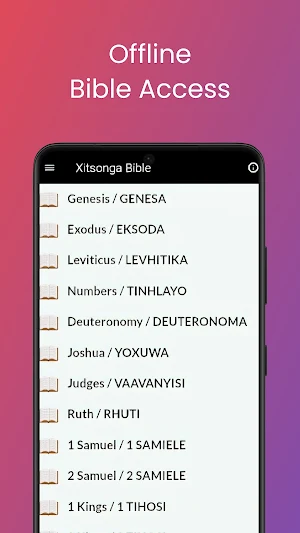 Xitsonga Bible Tsonga Bible Screenshot 1